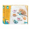 Janod 6 Barrette Con Animali Glitterati Fai-Da-Te