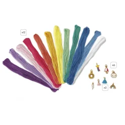 Janod 30 braccialetti avvolgenti arcobaleno