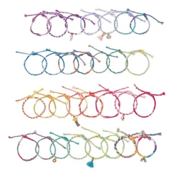 Janod 30 braccialetti avvolgenti arcobaleno