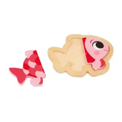 Janod 4 Puzzles Evolutivi - Animali Domestici