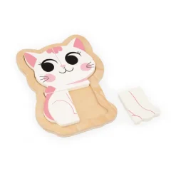 Janod 4 Puzzles Evolutivi - Animali Domestici