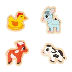 Janod 4 Puzzles Evolutivi - Fattoria