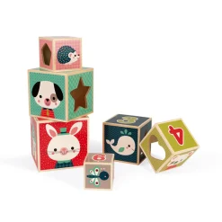 Janod Baby Forest Piramide 6 Cubi (legno)