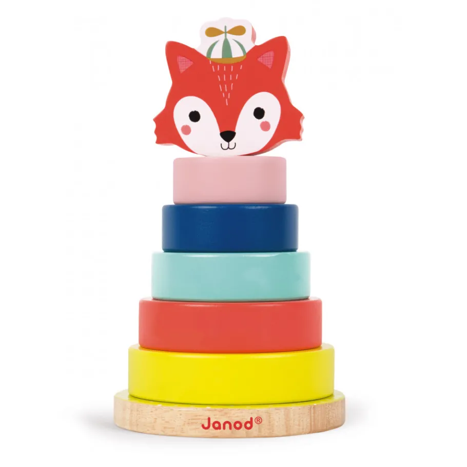 Janod Baby Forest Volpe Impilabile (legno)