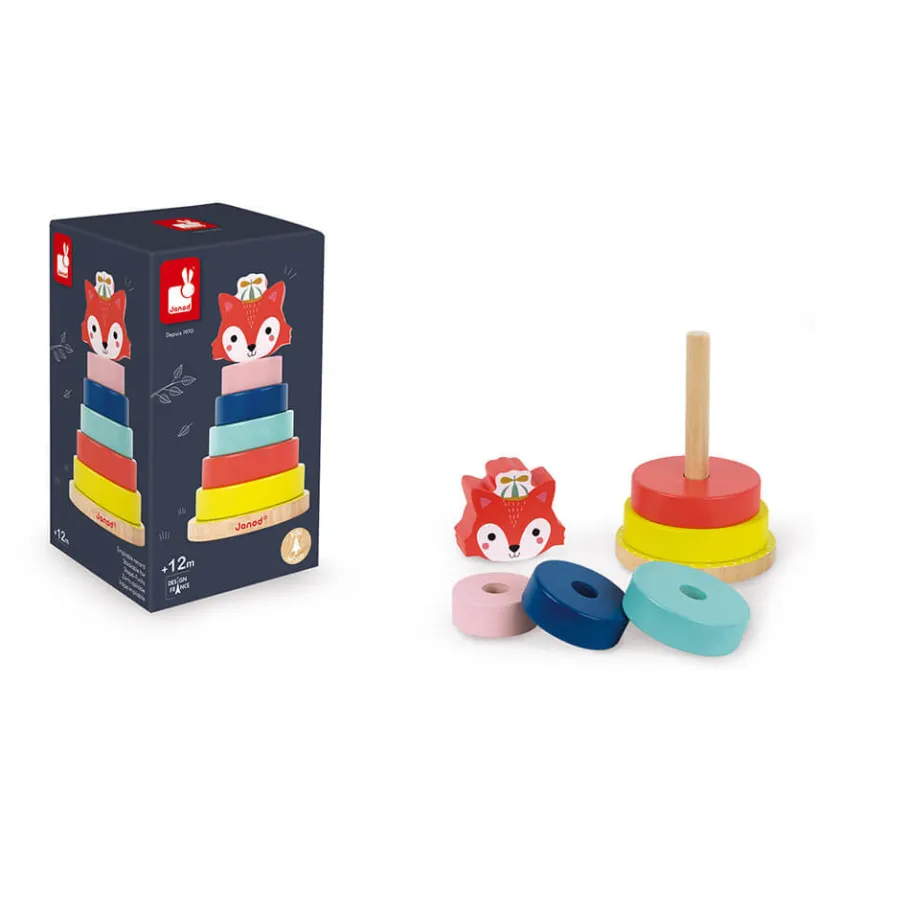 Janod Baby Forest Volpe Impilabile (legno)