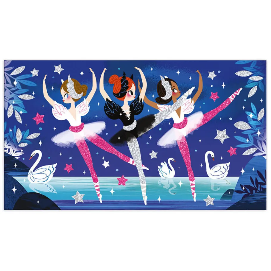 Janod Ballerine Glitter fluo