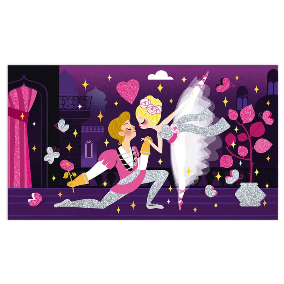 Janod Ballerine Glitter fluo