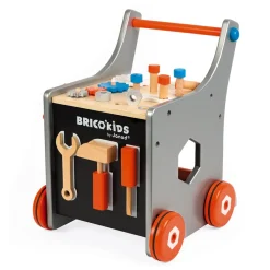 Janod Brico'Kids Carrello Porta Attrezzi Magnetico (legno)