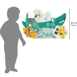 Janod Busy-Board coccodrillo Tropik