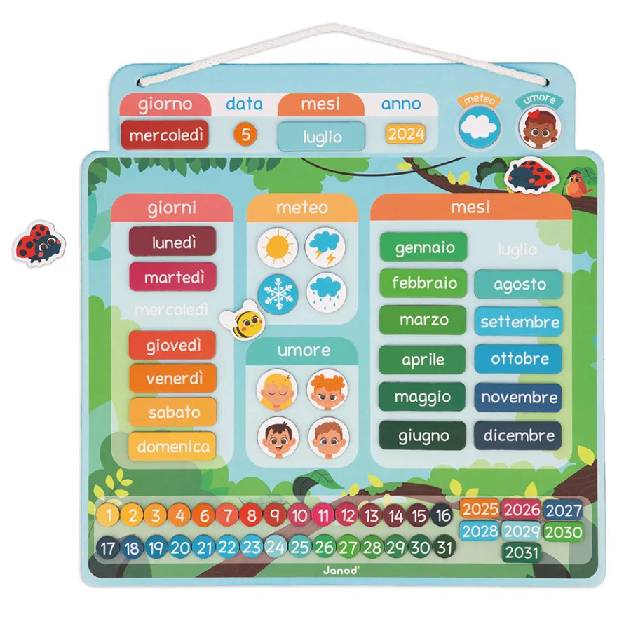 Janod Calendario magnetico - italiano