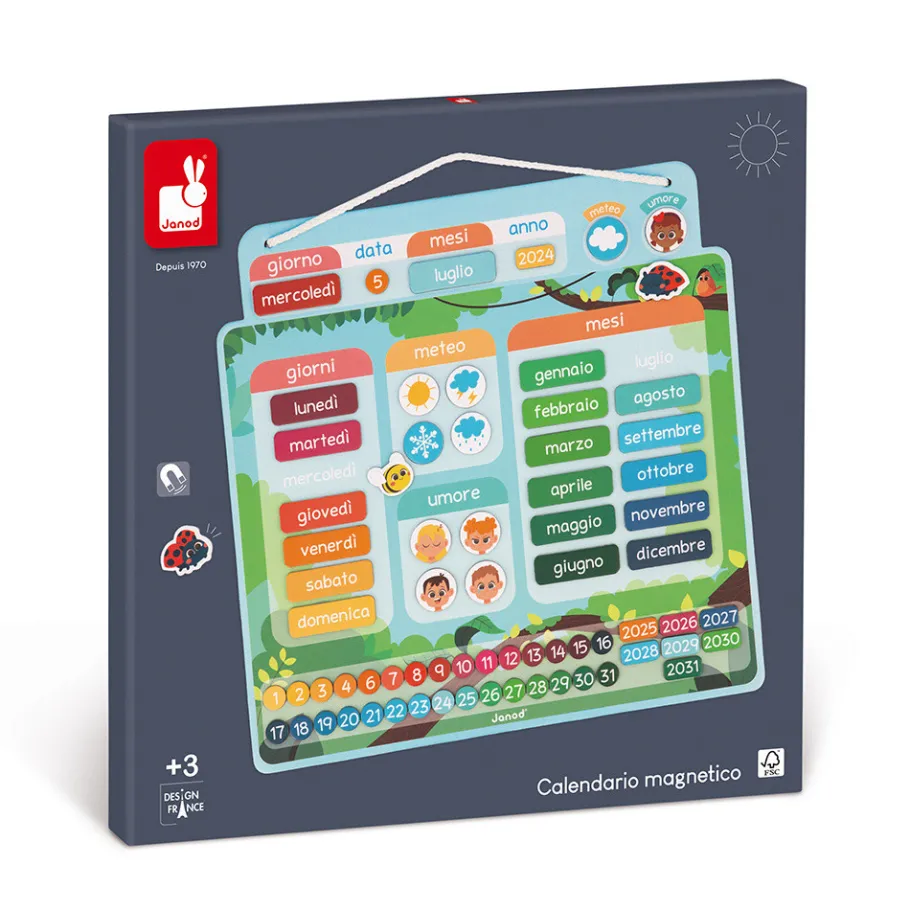 Janod Calendario magnetico - italiano