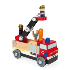 Janod Camion dei pompieri Brico'kids