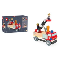 Janod Camion dei pompieri Brico'kids