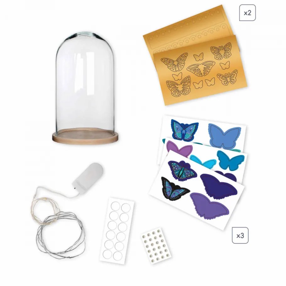 Janod Campana Luminosa Con Farfalle Fai-Da-Te