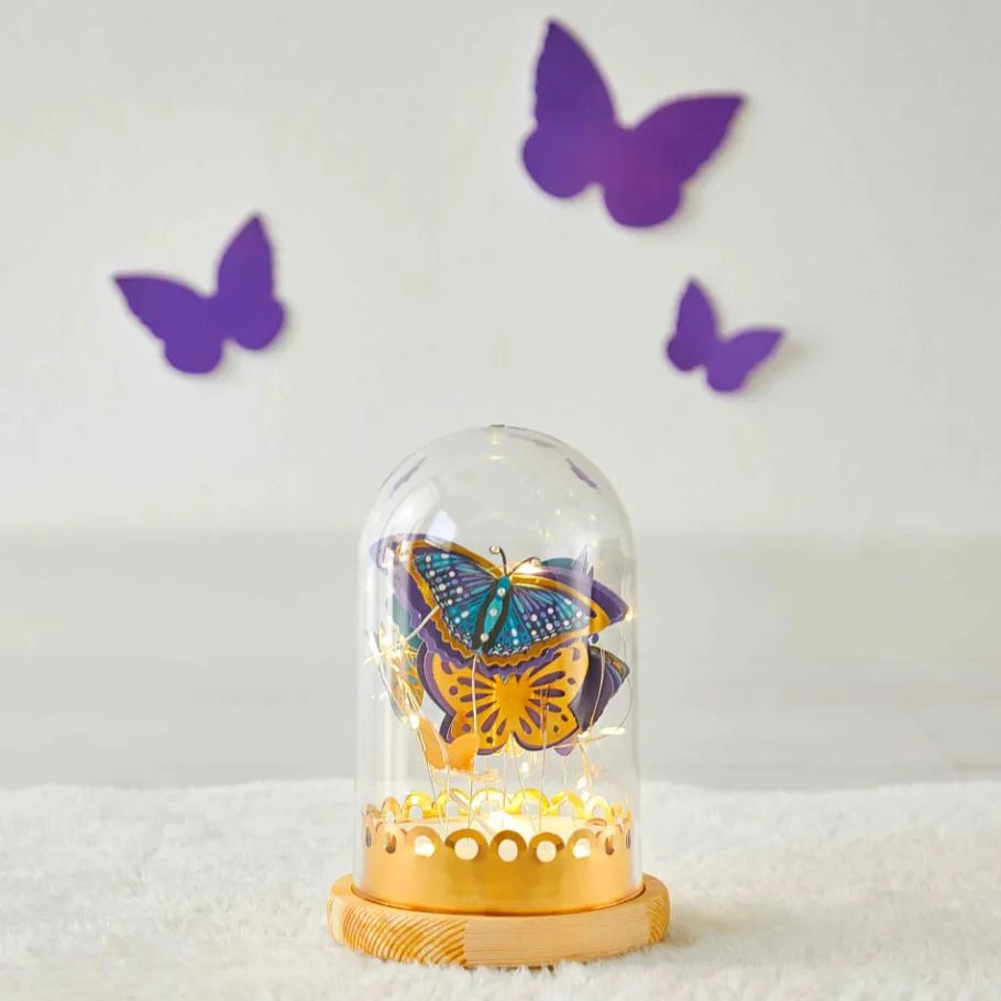 Janod Campana Luminosa Con Farfalle Fai-Da-Te