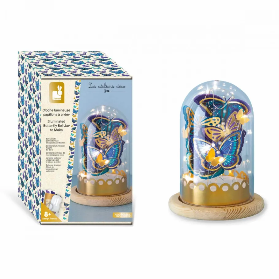 Janod Campana Luminosa Con Farfalle Fai-Da-Te