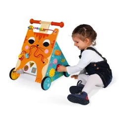 Janod Carrello multiattività Gatto (legno)