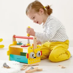 Janod Cassetta degli attrezzi robot Brico'Kids