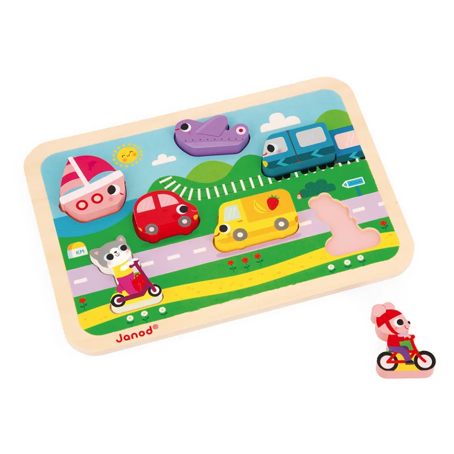Janod Chunky puzzle a pezzi 7 pezzi