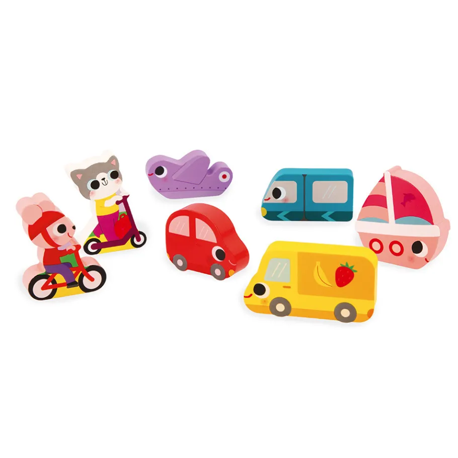 Janod Chunky puzzle a pezzi 7 pezzi