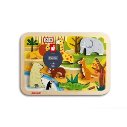 Janod Chunky Puzzle Zoo 7 pezzi (legno)