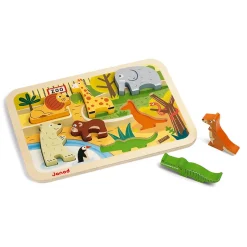 Janod Chunky Puzzle Zoo 7 pezzi (legno)