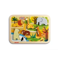 Janod Chunky Puzzle Zoo 7 pezzi (legno)