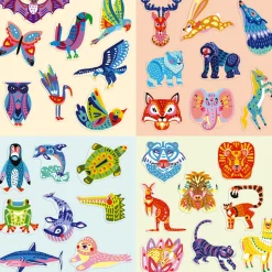 Janod Cofanetto multi attività 17 creazioni con gli animali