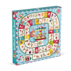 Janod Confezione con Vari Giochi (francese, inglese e tedesco)