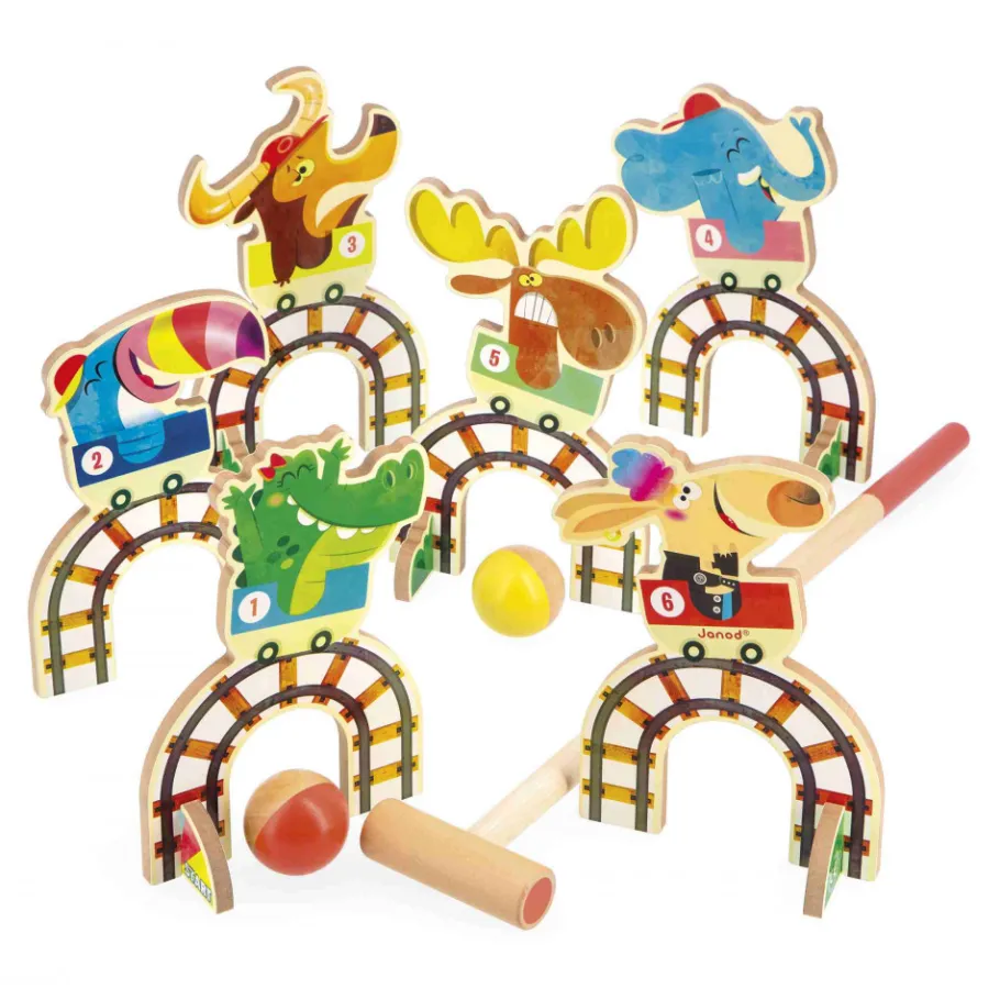 Janod Croquet Grand Huit Applepop