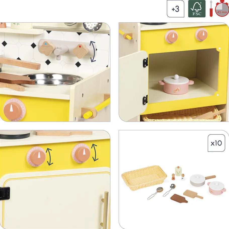 Janod Cucina in legno Nonna Sole