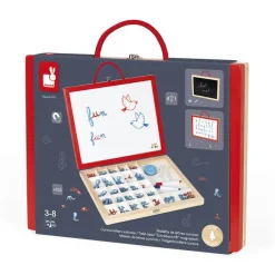 Janod Essentiel - Valigetta con lettere in corsivo 4 in 1