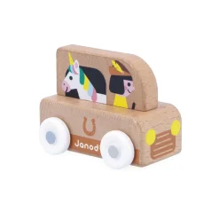 Janod Furgone Unicorno in legno del Regno Incantato - Cross Roads