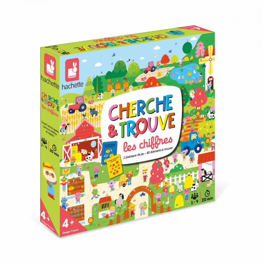 Janod Gioco Cerca e trova Le cifre (Solo In Francese)