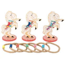 Janod Gioco del lancio dell'anello dei cavalli Applepop