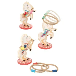Janod Gioco del lancio dell'anello dei cavalli Applepop