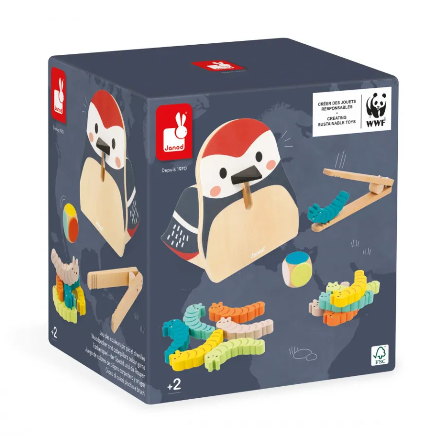 Janod Gioco Di Colori Picchio E Bruchi
