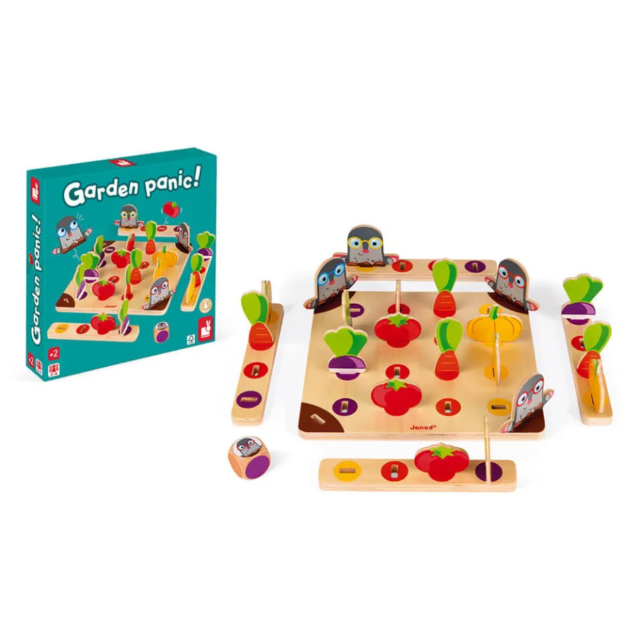Janod Gioco di Corrispondenza Garden Panic! (legno)
