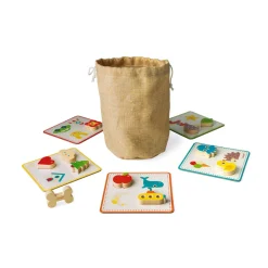 Janod Gioco di Riconoscimento Tattile Memo Touch' (legno)