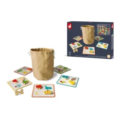 Janod Gioco di Riconoscimento Tattile Memo Touch' (legno)