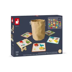 Janod Gioco di Riconoscimento Tattile Memo Touch' (legno)