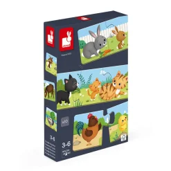 Janod Gioco Do Corrispondenza Puzzle Trionimo 20 pezzi