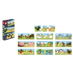 Janod Gioco Do Corrispondenza Puzzle Trionimo 20 pezzi