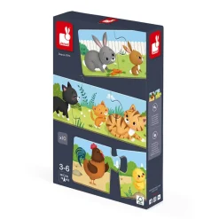 Janod Gioco Do Corrispondenza Puzzle Trionimo 20 pezzi
