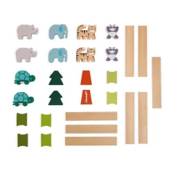 Janod Gioco Gli animali equilibristi in legno - In collaborazione con il WWF®