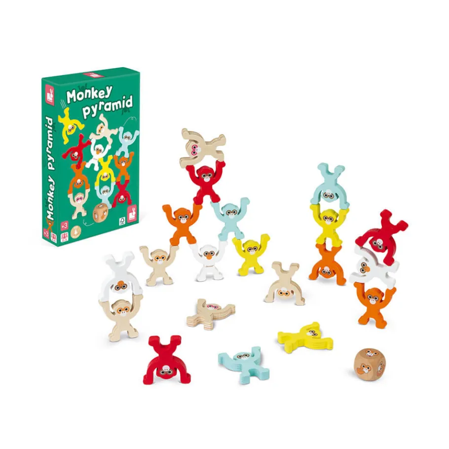 Janod Gioco Monkey Pyramid