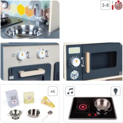 Janod Grande cucina Mozaïc in legno