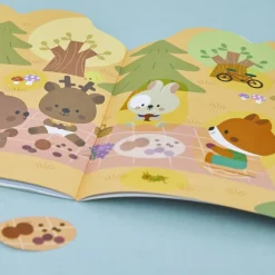 Janod Il libretto di adesivi e decorazioni della foresta