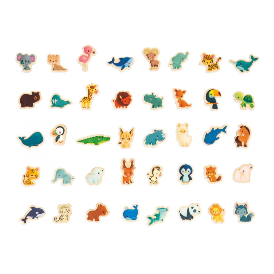 Janod Il Mio Puzzle Magnetico Minikids