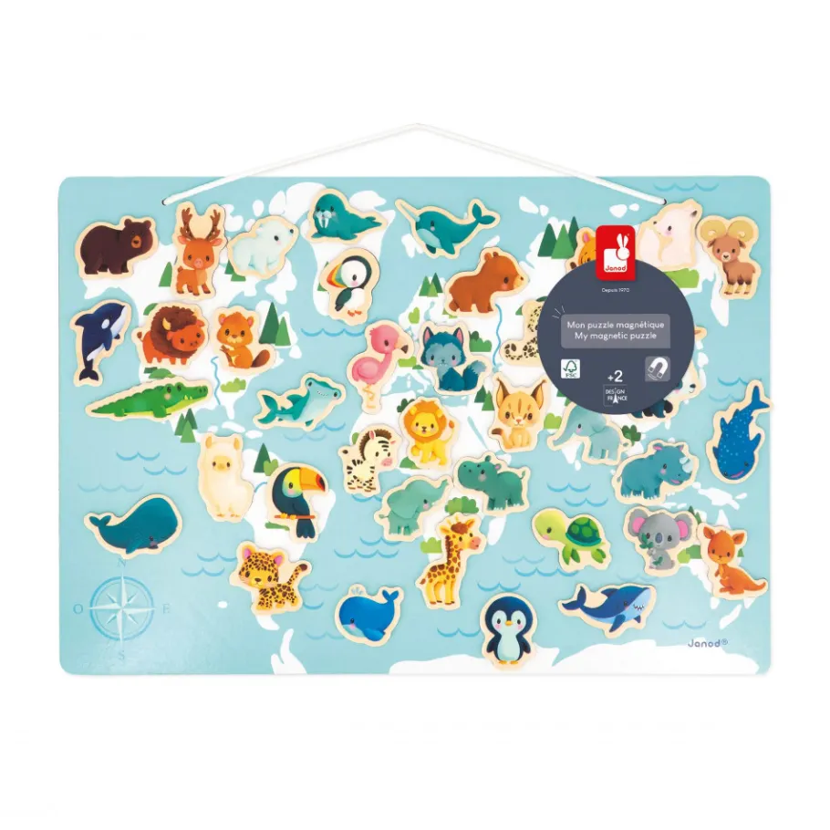 Janod Il Mio Puzzle Magnetico Minikids
